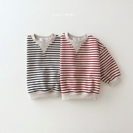 Striped triangle sweatshirt