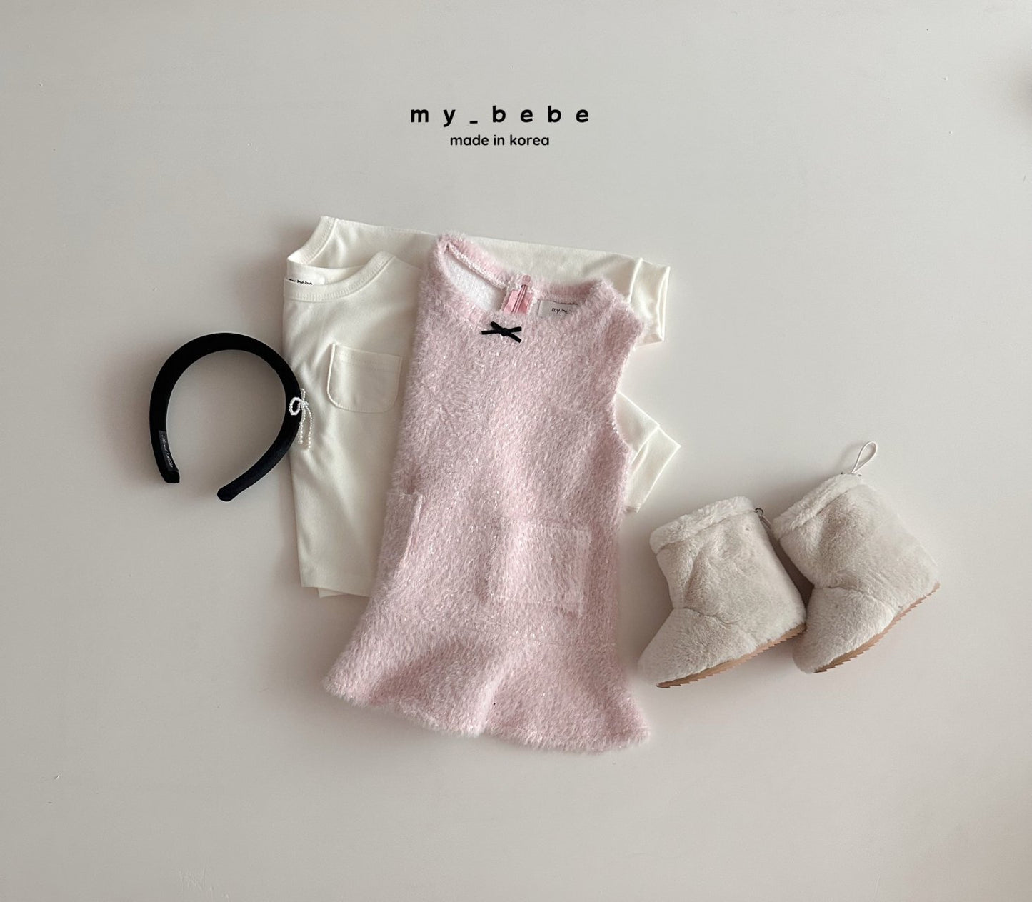 Bubble tweed dress