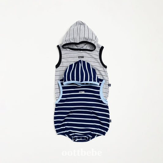 Urban stripes onesie