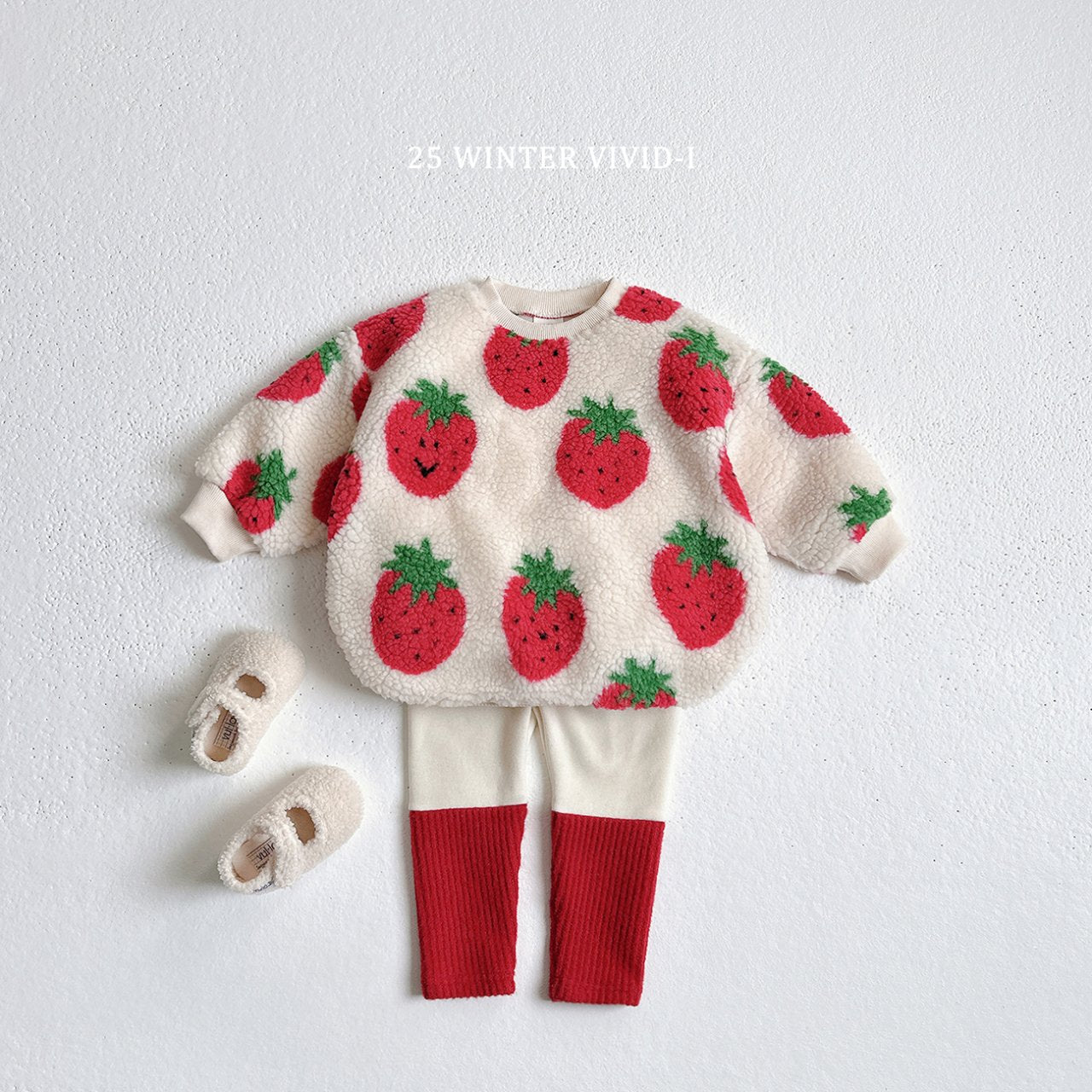 Wool pattern sweatshirt