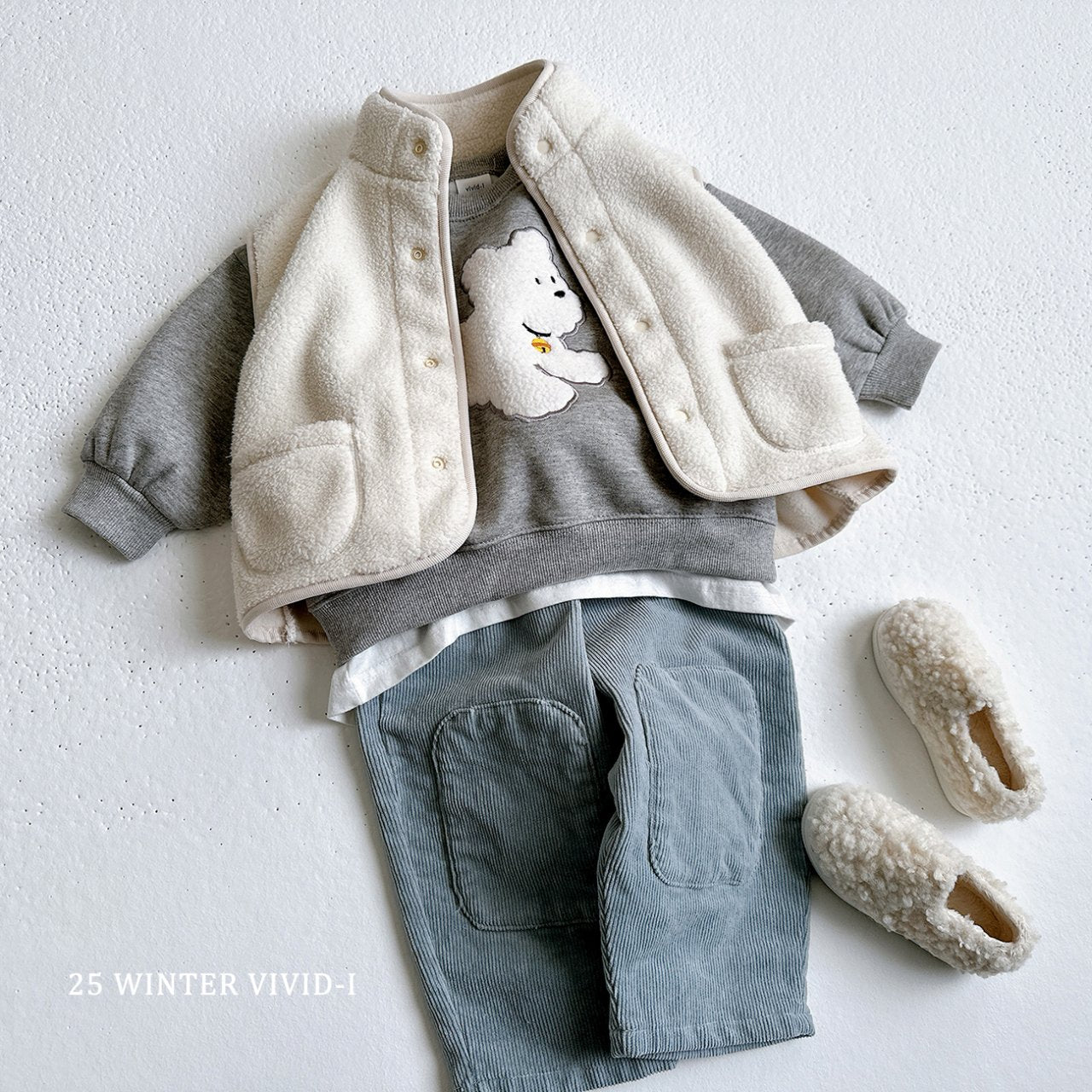 Animal boucle sweatshirt