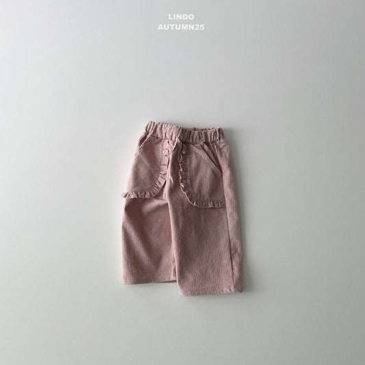 Frill pocket pants
