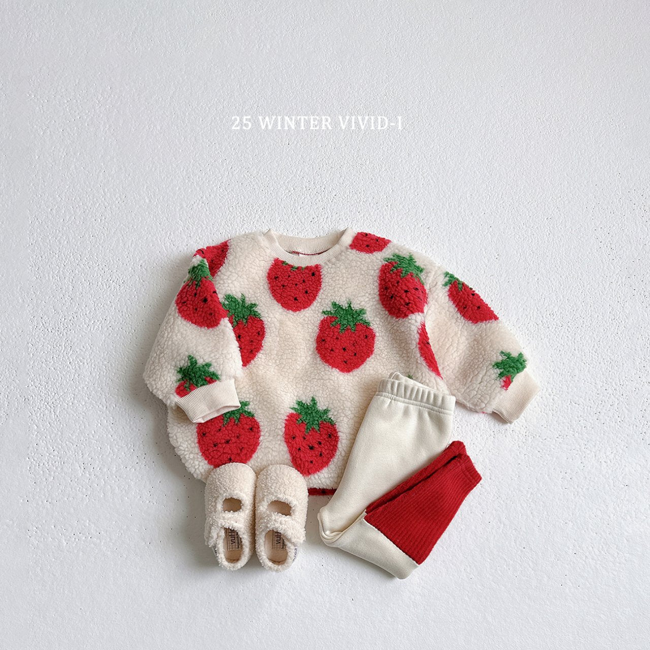 Wool pattern sweatshirt