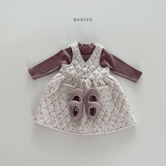 Small floral quilted dress