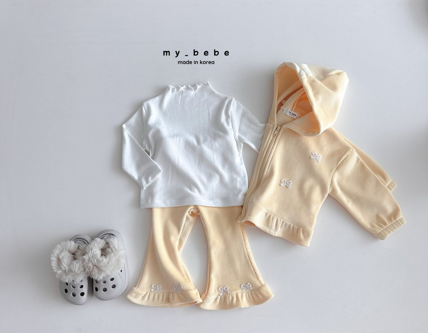 Velour frill zip up