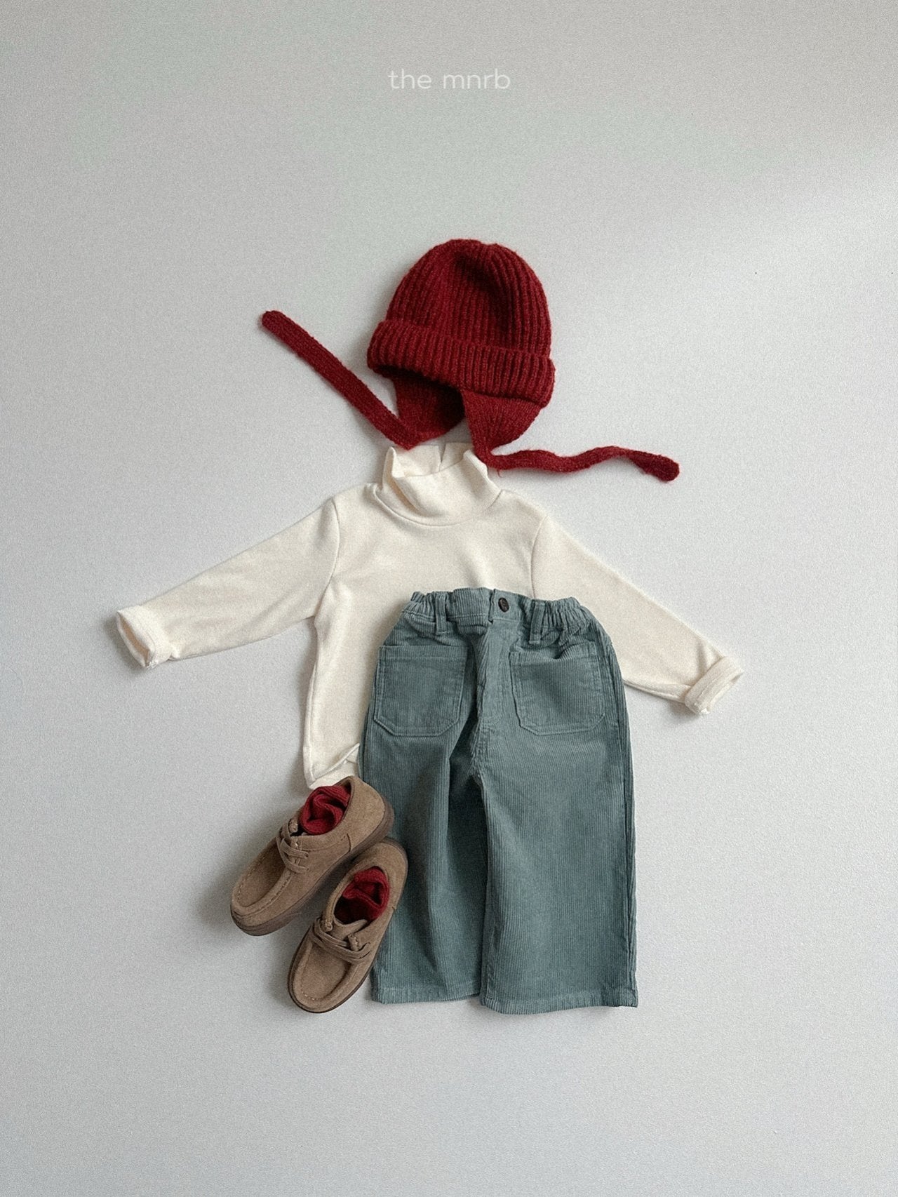 Ear flap round beanie