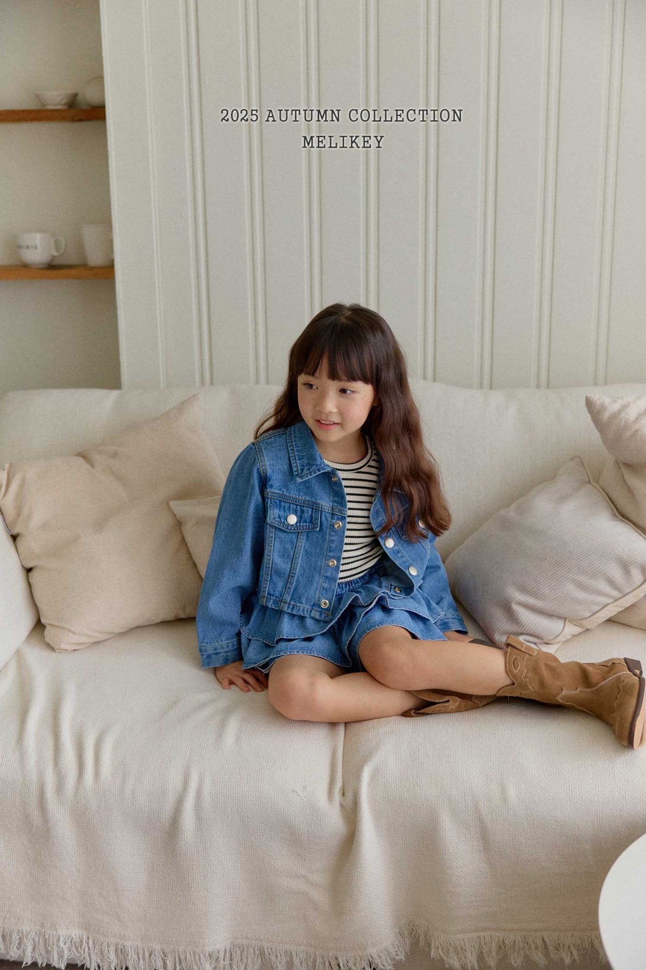 Denim short jacket