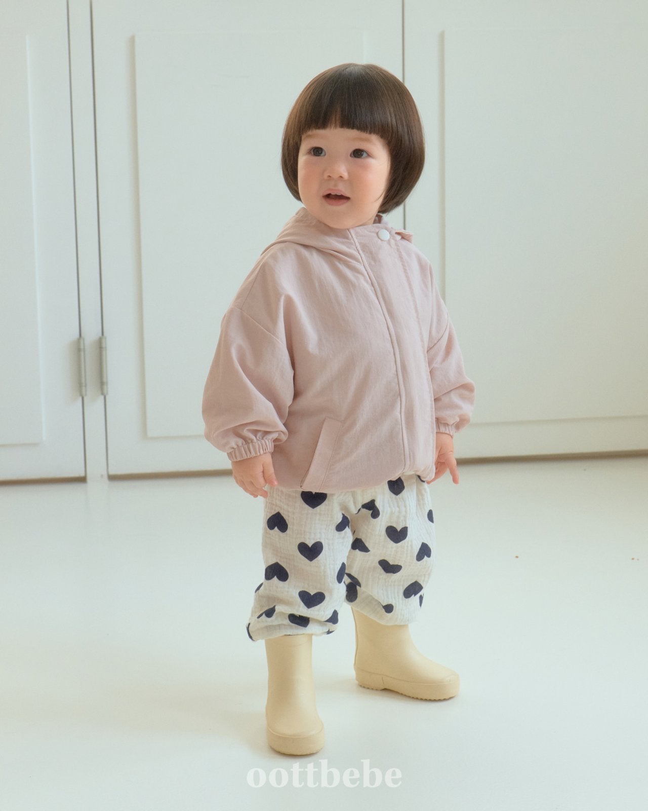 Veggie heart bear print pants