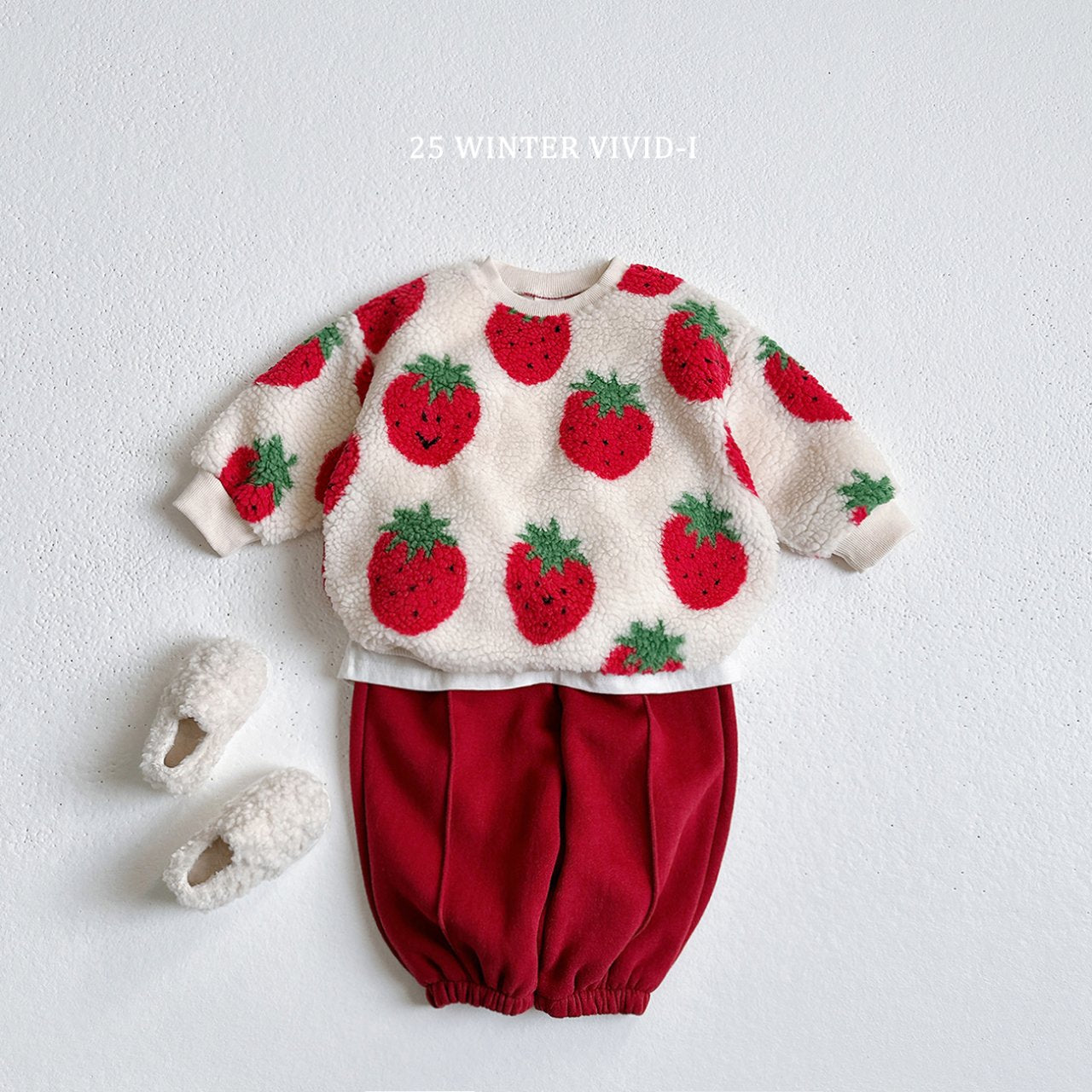 Wool pattern sweatshirt