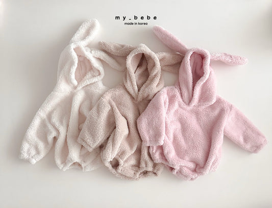 Rabbit boa fur suit