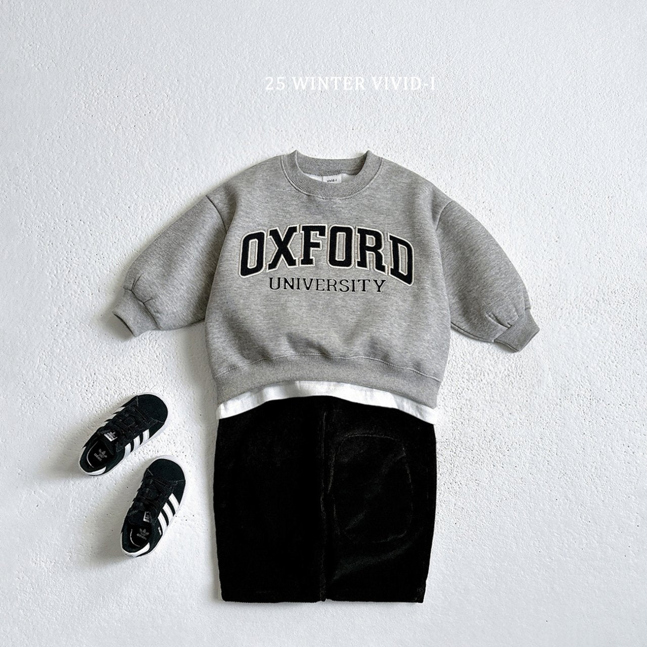 Soft fleece corduroy pants