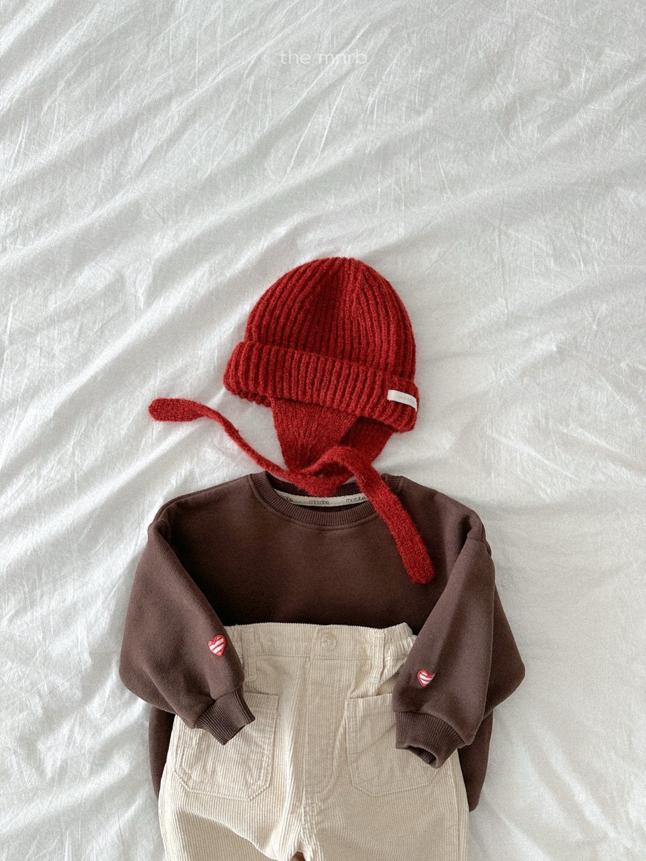 Ear flap round beanie