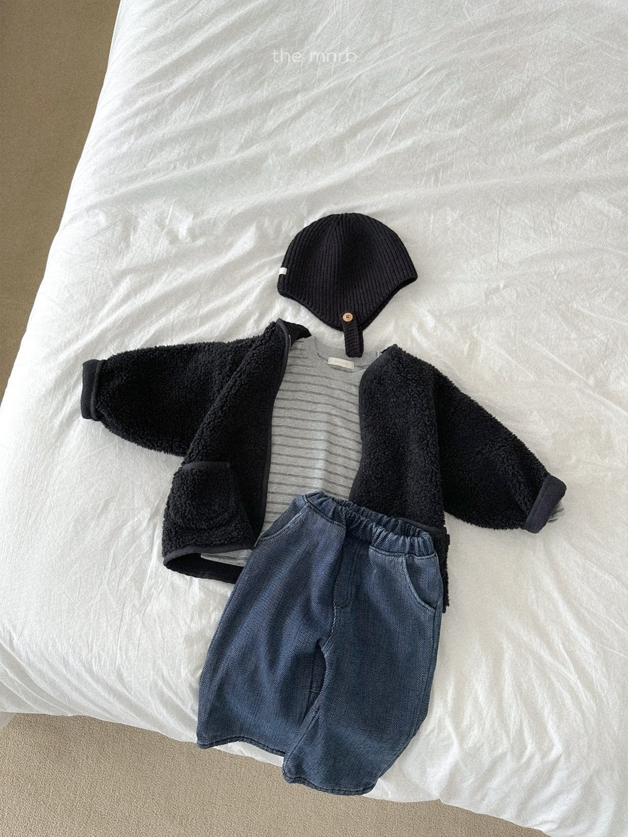 Row denim pants