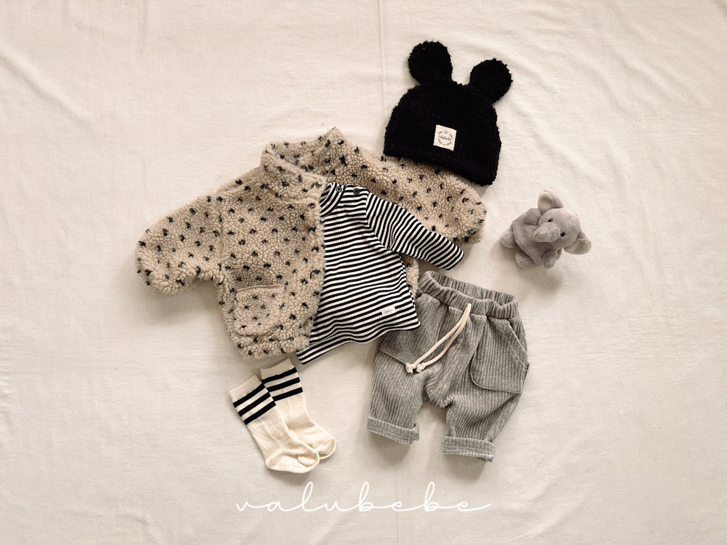 Striped mock turtleneck