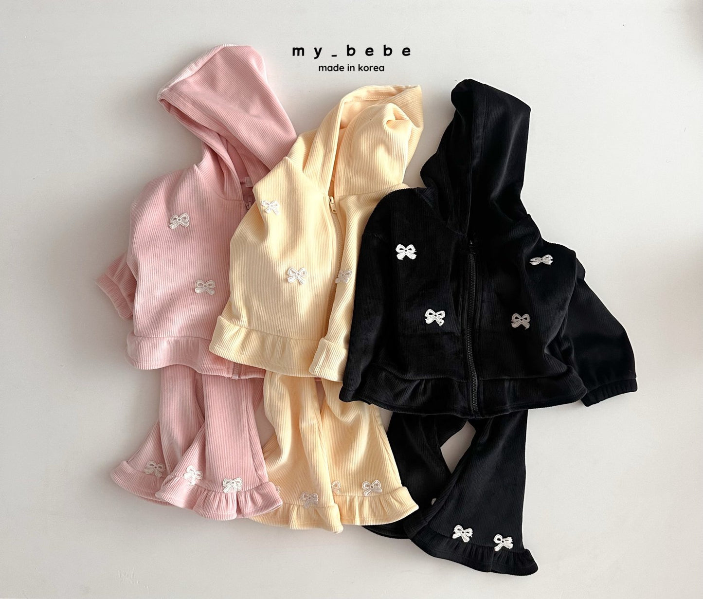 Velour frill zip up