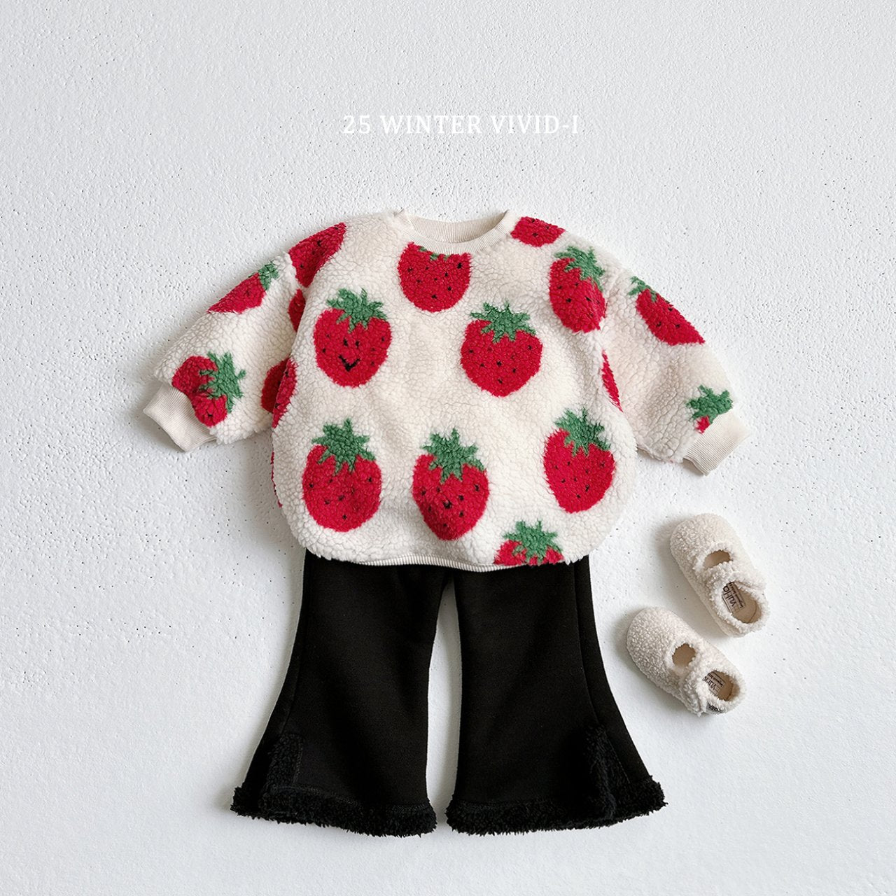 Wool pattern sweatshirt