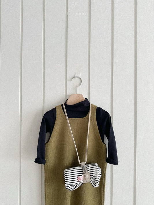 Peach half turtleneck