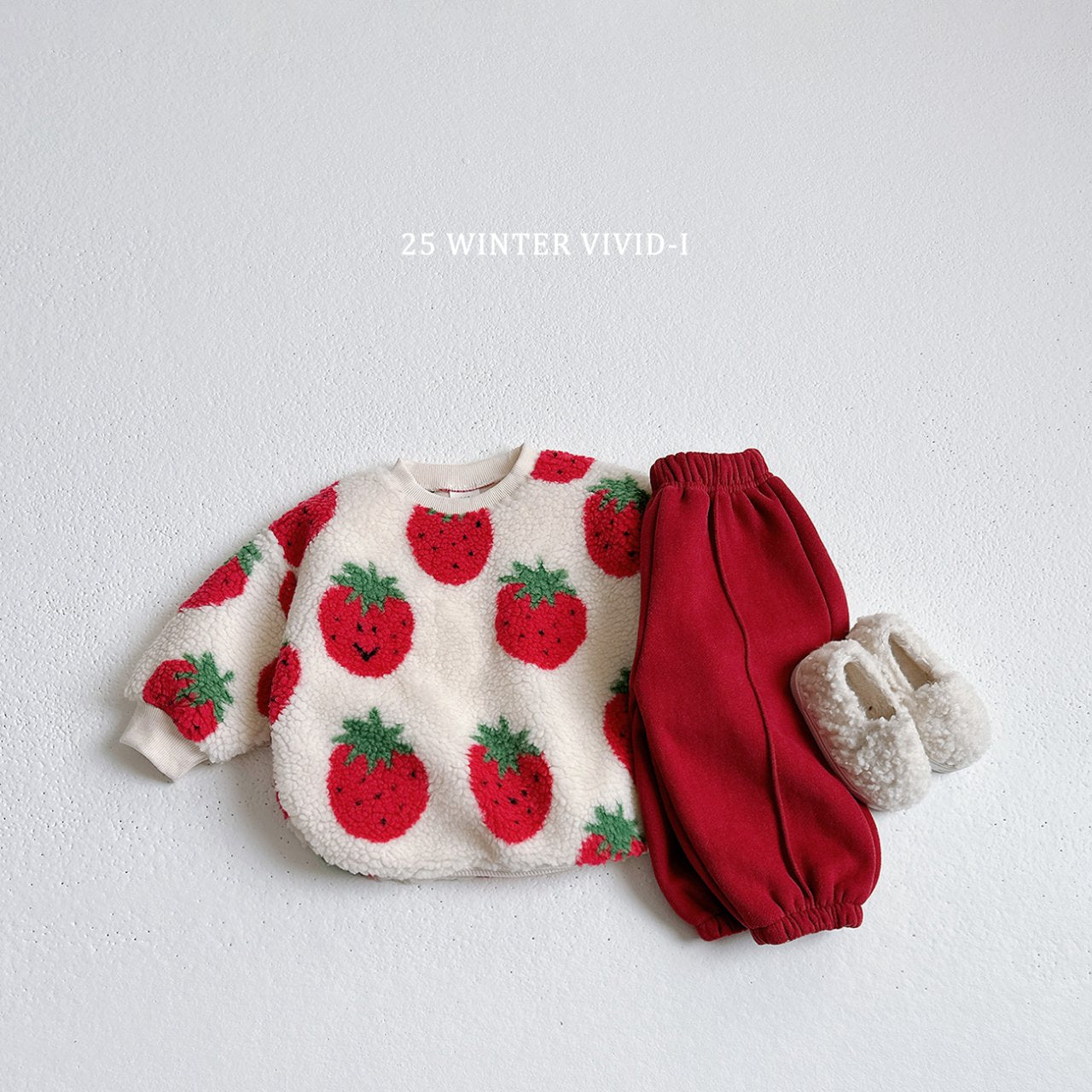 Wool pattern sweatshirt