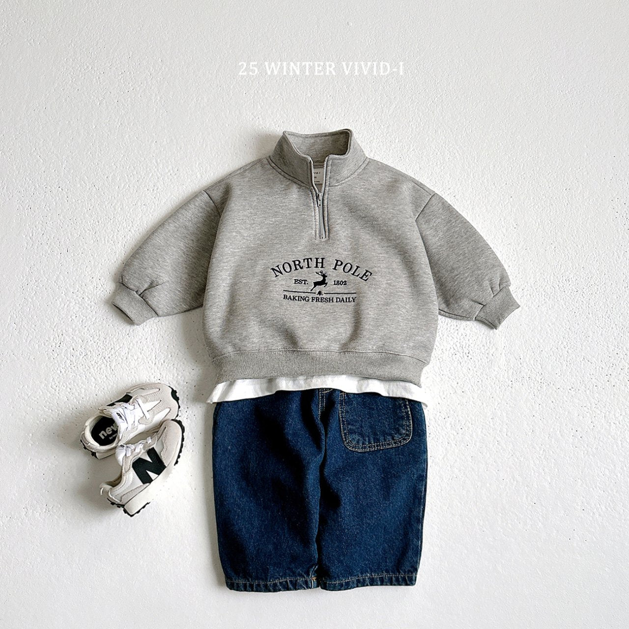 North pole anorak sweatshirt