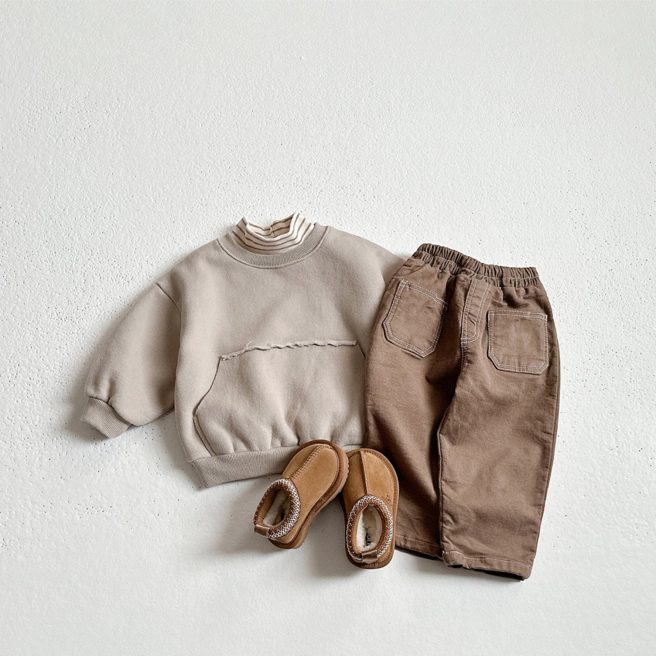 Fleece-lined stitch pants
