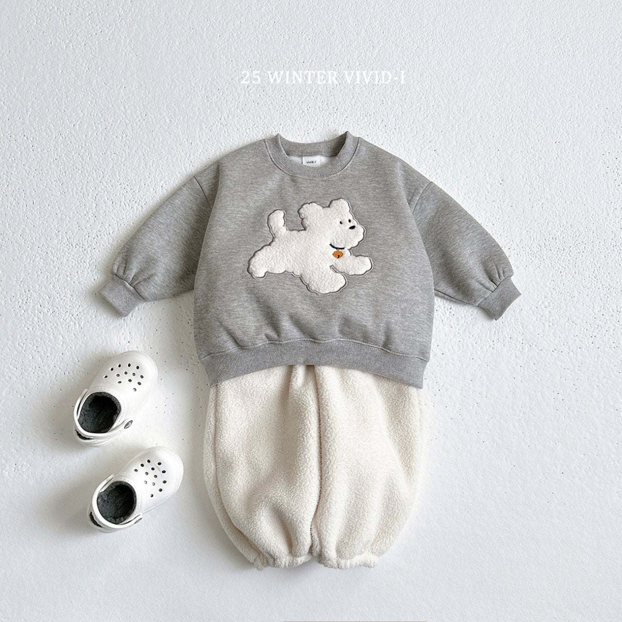 Animal boucle sweatshirt