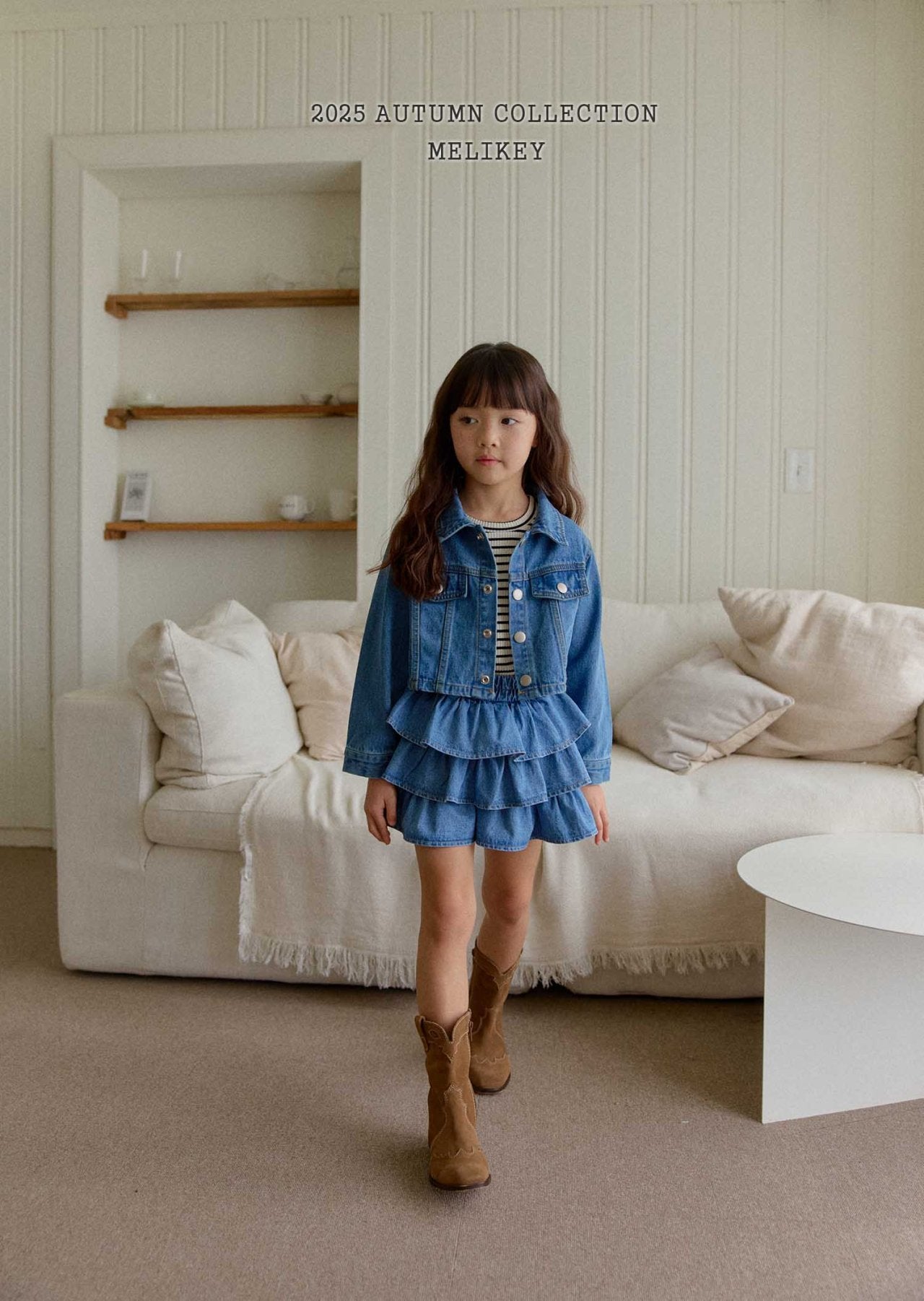 Ellie denim cancan skirt