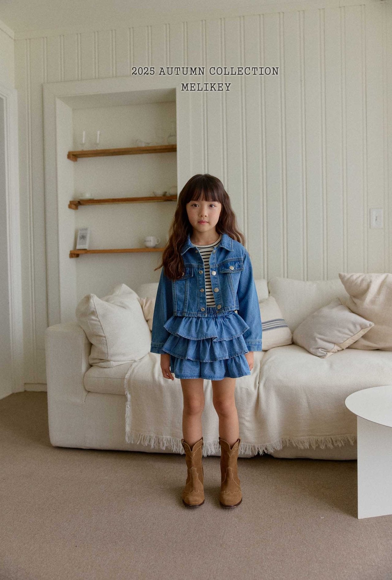 Ellie denim cancan skirt