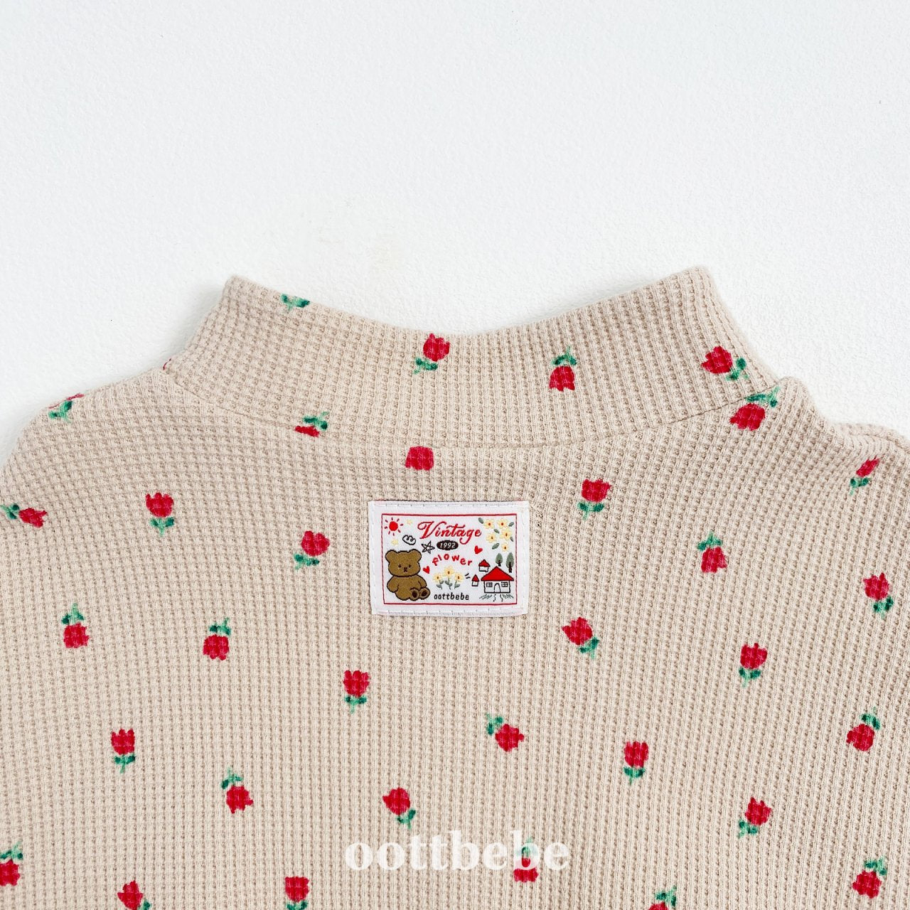 Sweet waffle anorak suit