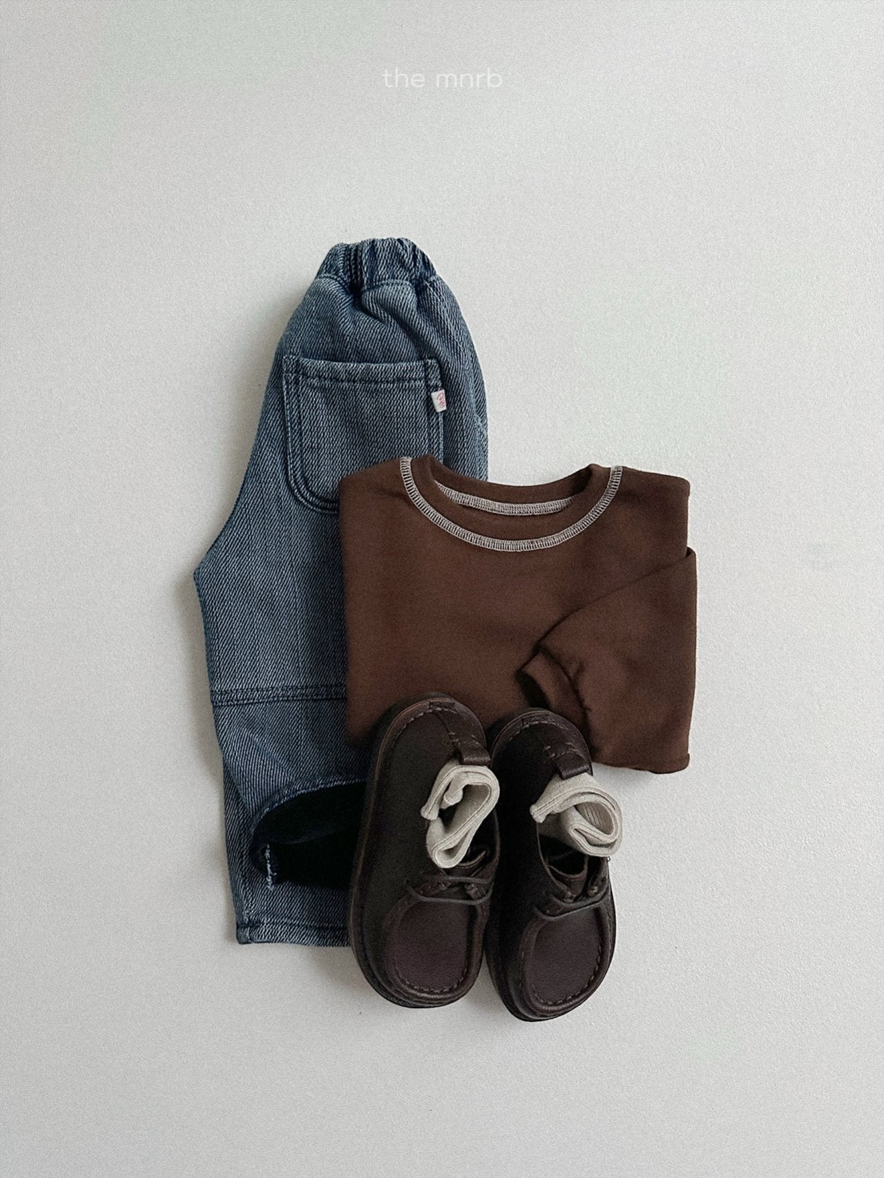 Row denim pants