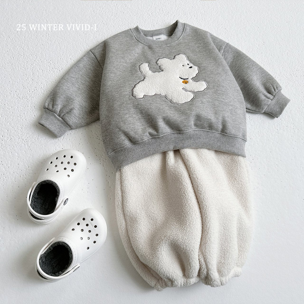 Animal boucle sweatshirt