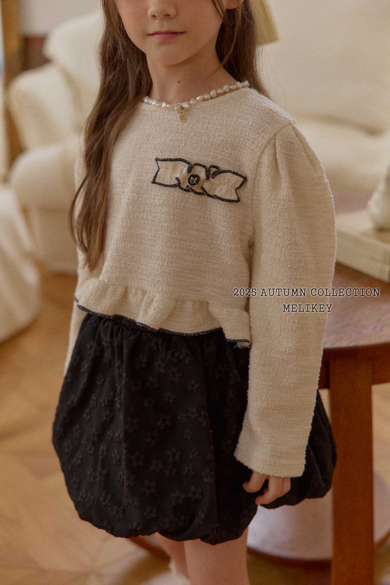 Jacquard pumpkin skirt
