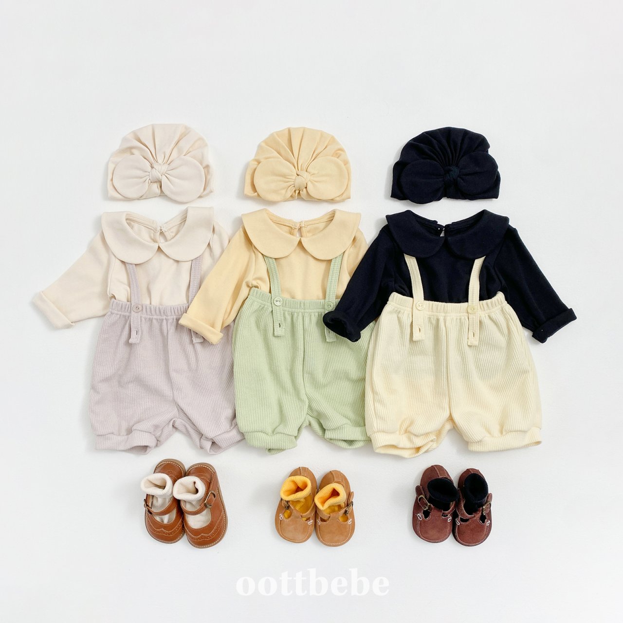 Pastel pumpkin suspender bloomers
