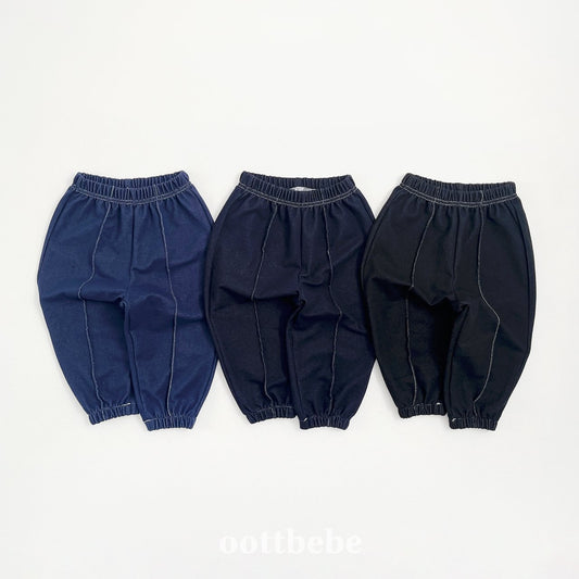 Indigo span pants
