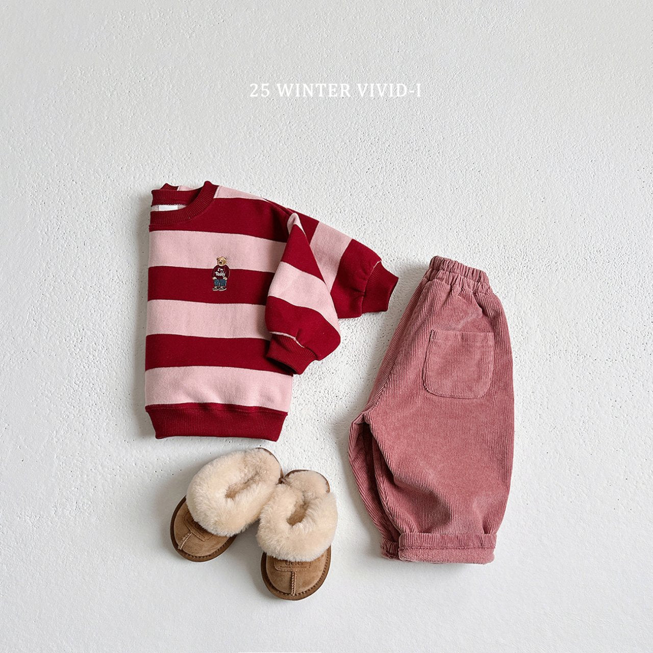 Striped bear sweatshirt