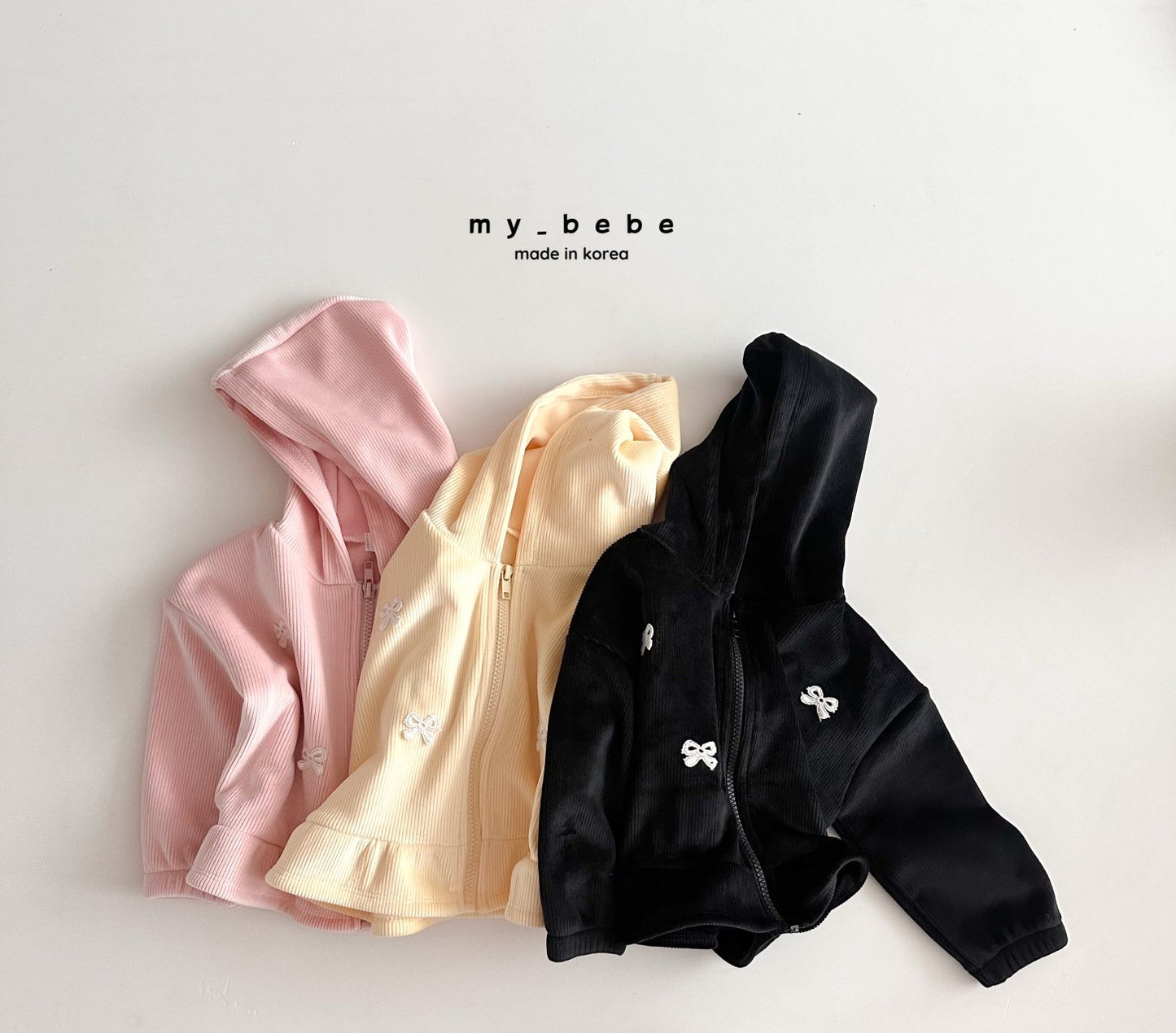 Velour frill zip up