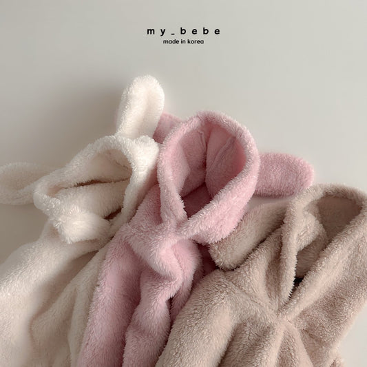 Rabbit boa fur suit