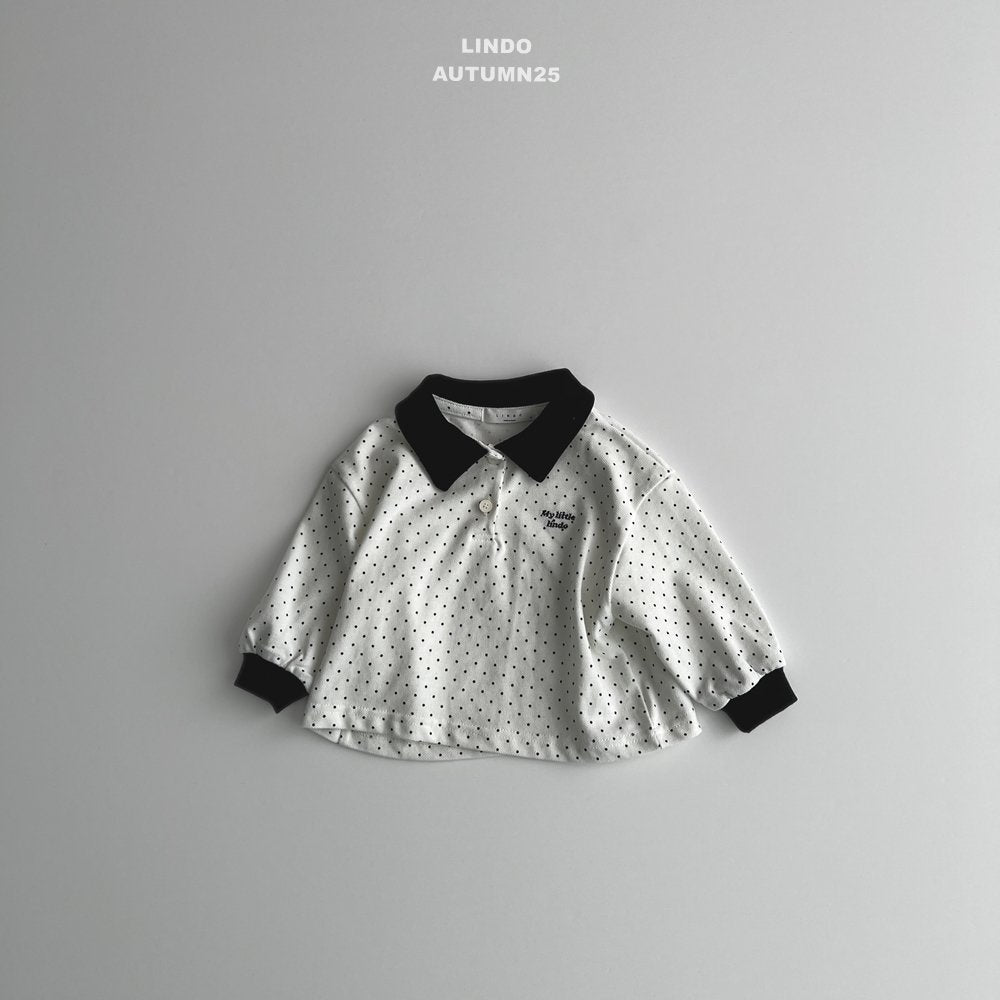 Little dot collar shirt