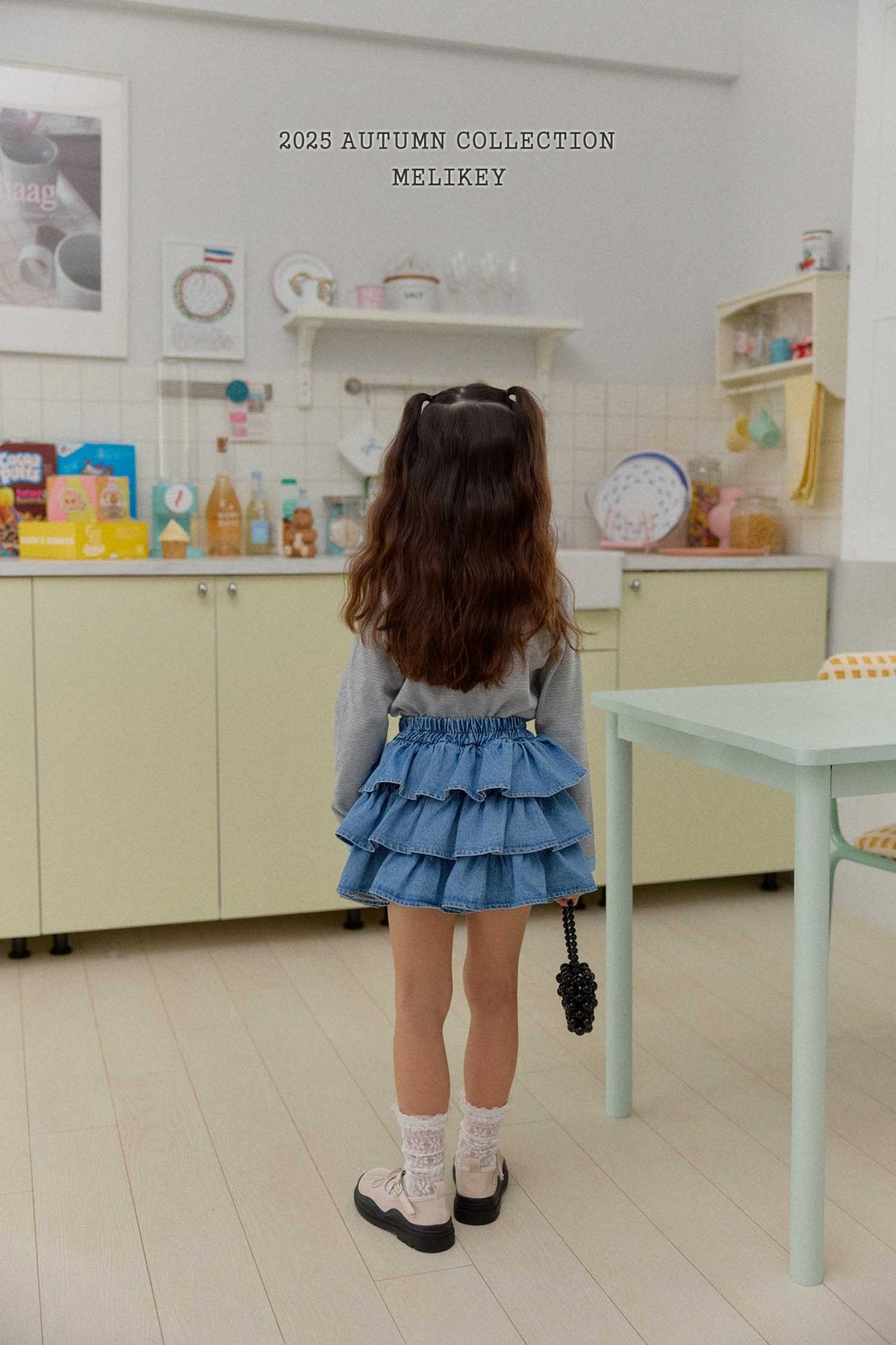 Ellie denim cancan skirt
