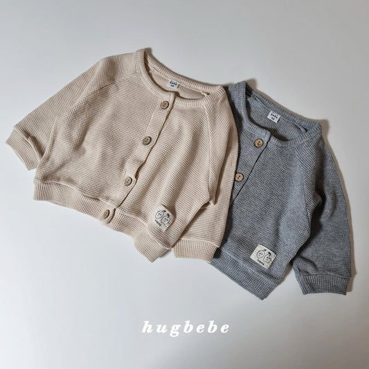All day waffle cardigan