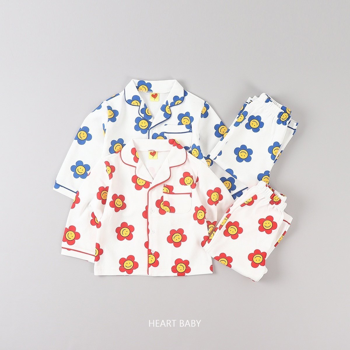 Smiling daisy pajama set