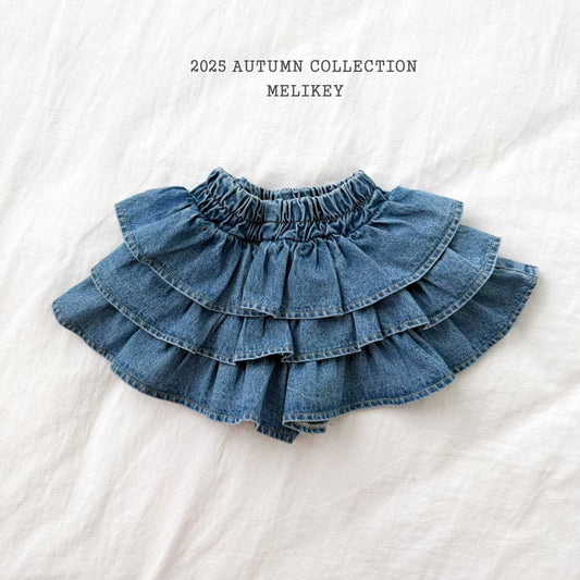 Ellie denim cancan skirt