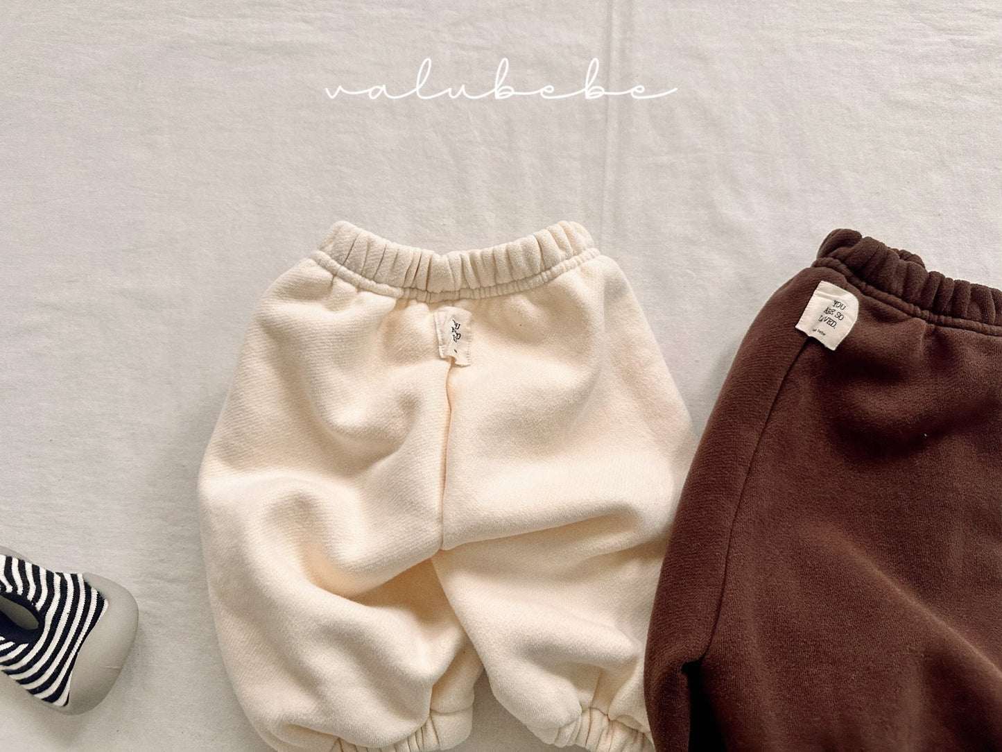 Dual fleece lined jogger pants