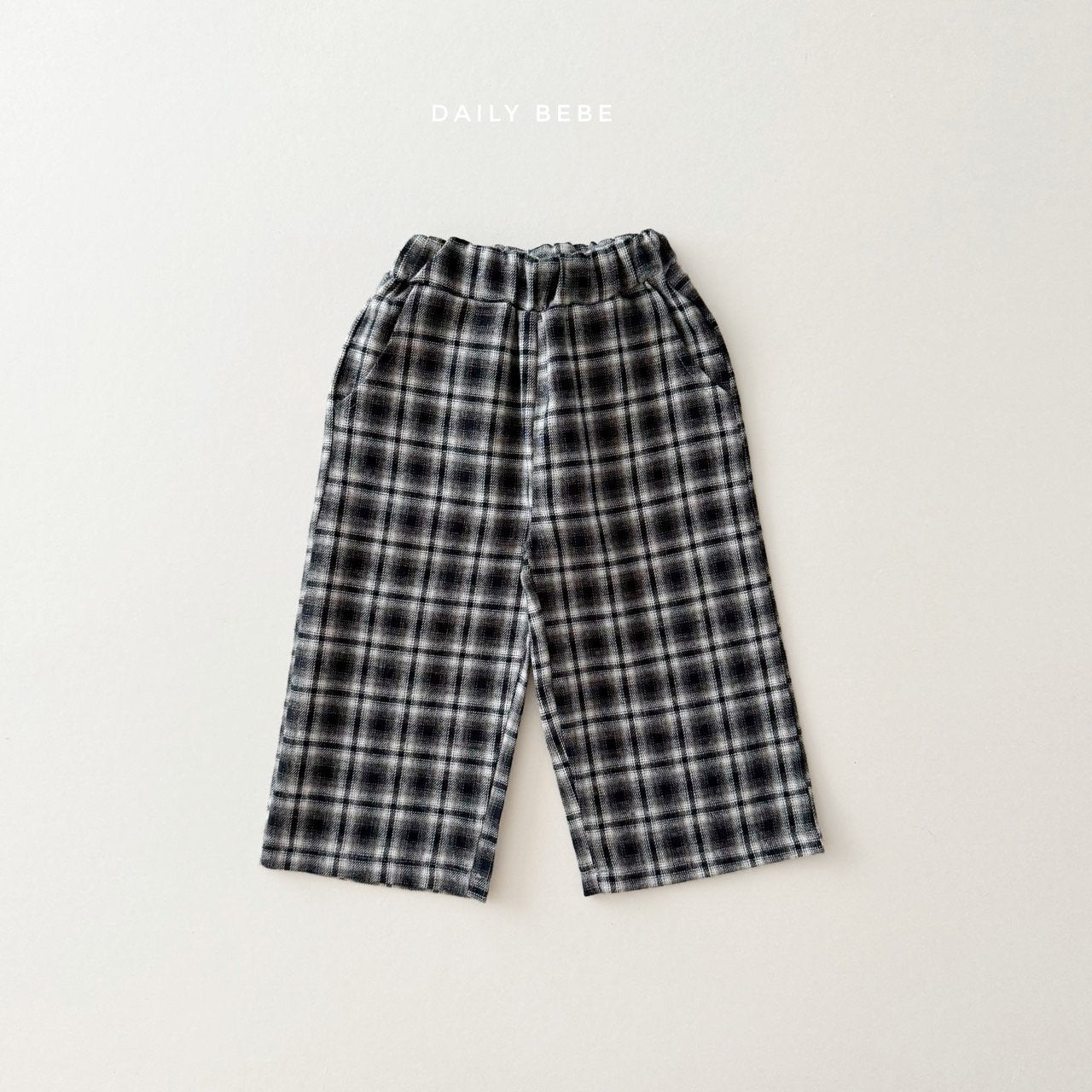 Checkered school pants