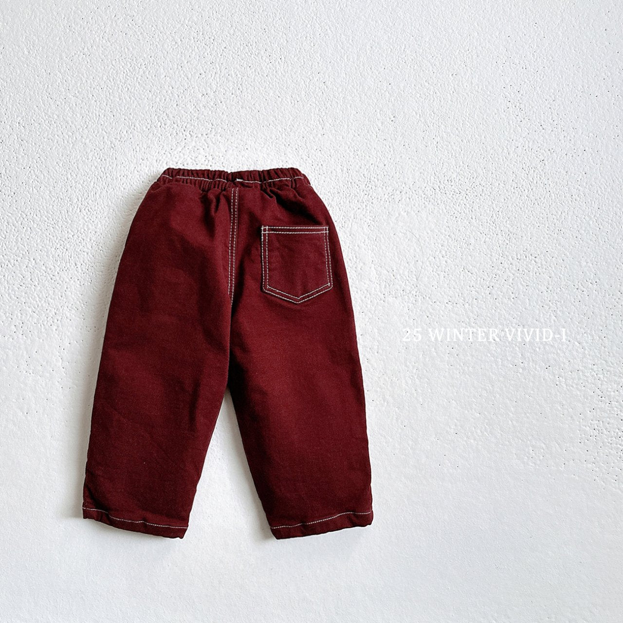 Fleece-lined stitch pants