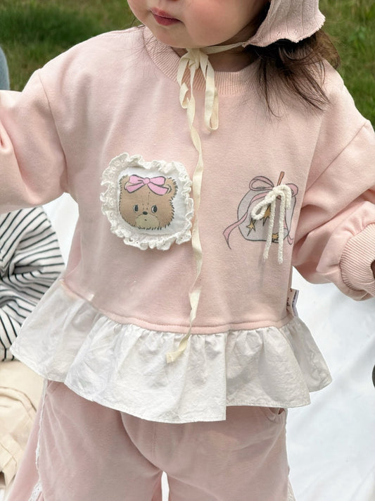 Bubble cream jogger set