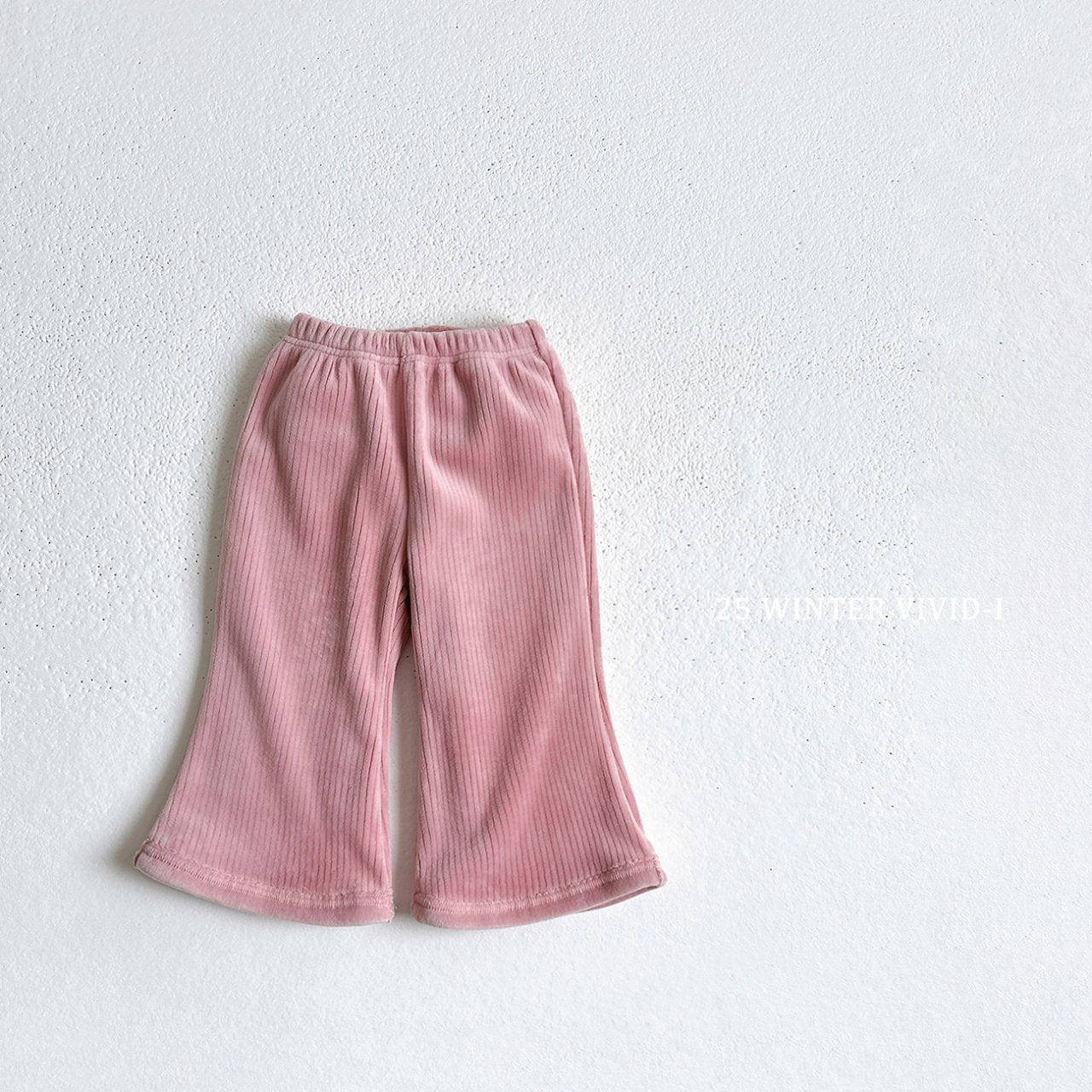 Velour bootcut pants