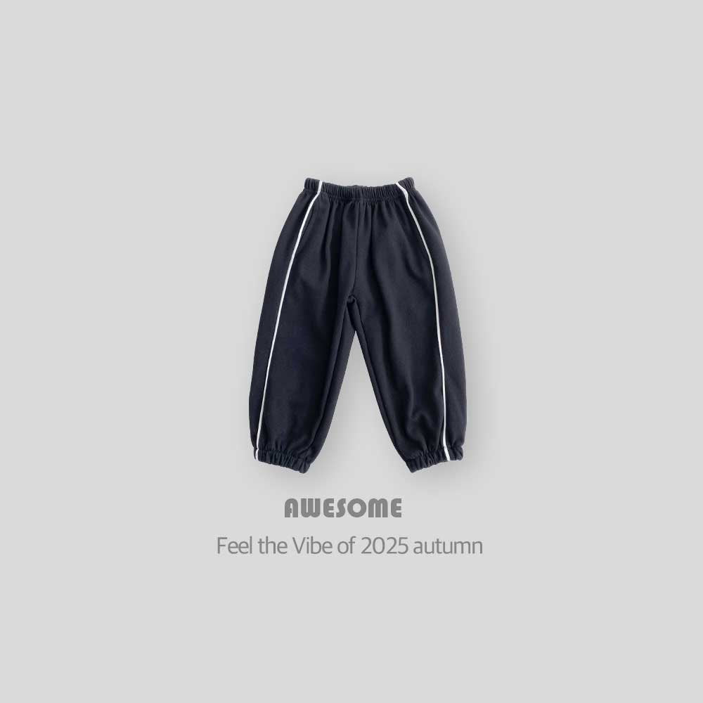 Side piping pants