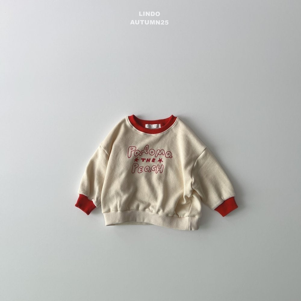Doodi peach sweatshirt