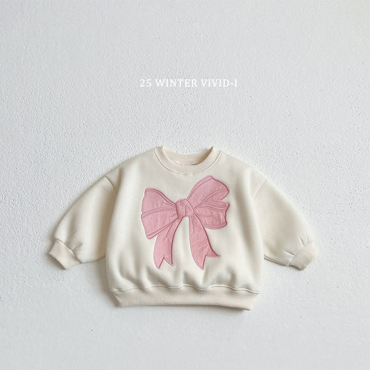 Ribbon sweatshirt