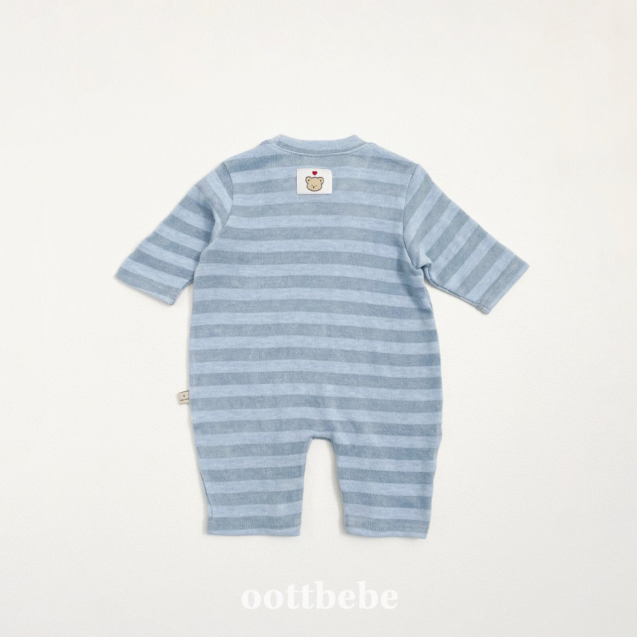 Mixed stripes onesie